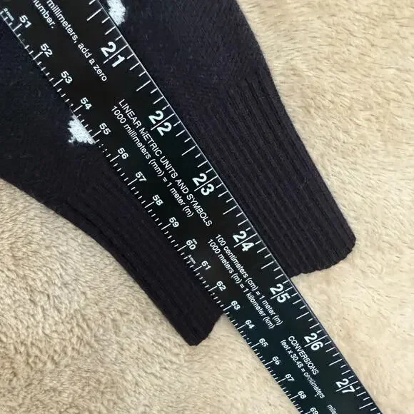 Solo Leveling Statue of God Sweater Mens M Black Knit Gothic Anime Dark Academia - Picture 7 of 8